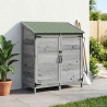 Shed ogrodowy Szary 106,5 x 56 x 113,5 cm Drewno inżynieryjne