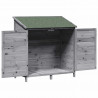 Shed ogrodowy Szary 106,5 x 56 x 113,5 cm Drewno inżynieryjne