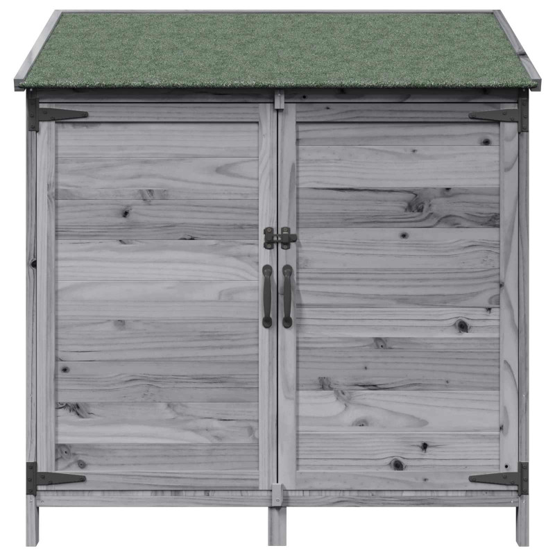 Shed ogrodowy Szary 106,5 x 56 x 113,5 cm Drewno inżynieryjne