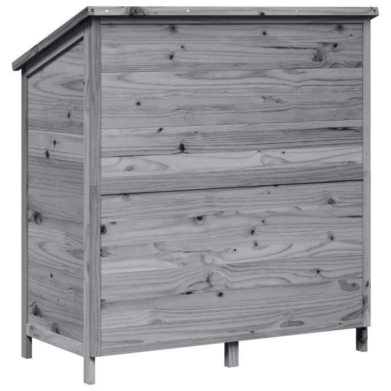 Shed ogrodowy Szary 106,5 x 56 x 113,5 cm Drewno inżynieryjne