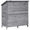 Shed ogrodowy Szary 106,5 x 56 x 113,5 cm Drewno inżynieryjne