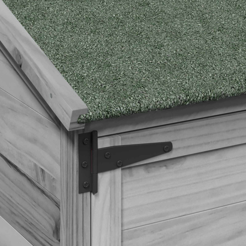 Shed ogrodowy Szary 106,5 x 56 x 113,5 cm Drewno inżynieryjne