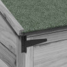 Shed ogrodowy Szary 106,5 x 56 x 113,5 cm Drewno inżynieryjne