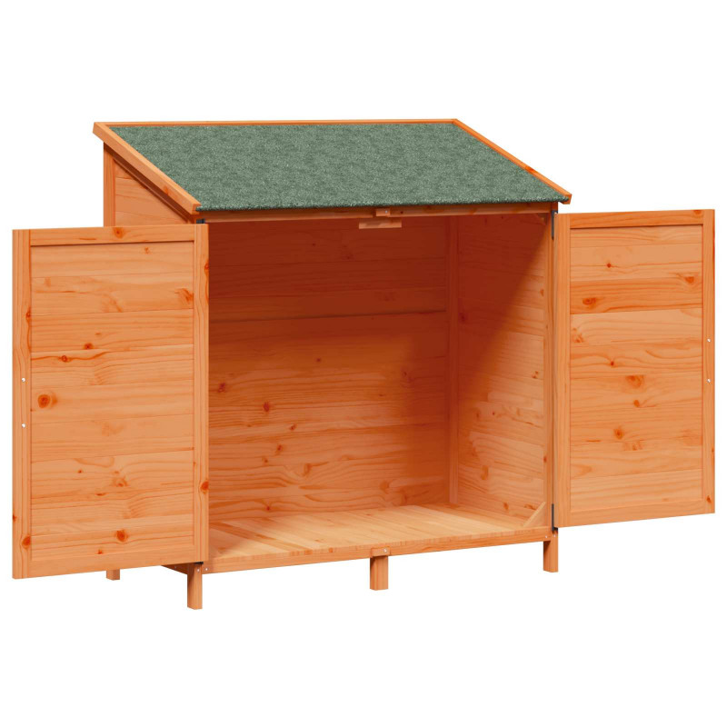 Shed ogrodowy brązowy 106,5 x 56 x 113,5 cm Drewno inżynieryjne