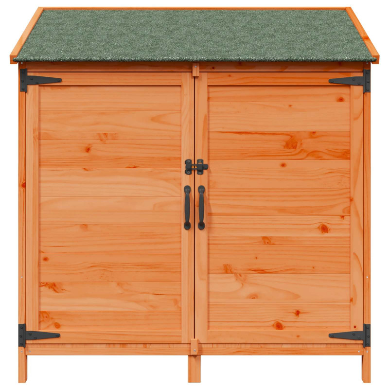 Shed ogrodowy brązowy 106,5 x 56 x 113,5 cm Drewno inżynieryjne