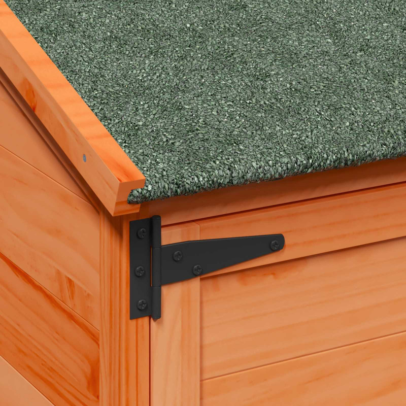 Shed ogrodowy brązowy 106,5 x 56 x 113,5 cm Drewno inżynieryjne