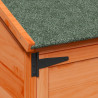 Shed ogrodowy brązowy 106,5 x 56 x 113,5 cm Drewno inżynieryjne
