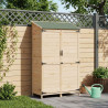 Shed ogrodowy naturalny 106,5 x 56 x 176 cm Drewno inżynieryjne