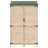 Shed ogrodowy naturalny 106,5 x 56 x 176 cm Drewno inżynieryjne