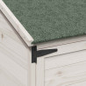 Shed ogrodowy Biały 106,5 x 56 x 176 cm Drewno inżynieryjne