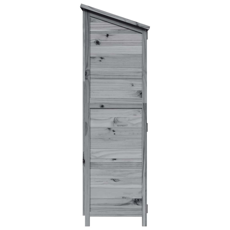 Shed ogrodowy Szary 106,5 x 56 x 176 cm Drewno inżynieryjne