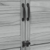 Shed ogrodowy Szary 106,5 x 56 x 176 cm Drewno inżynieryjne