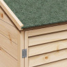 Shed ogrodowy naturalny 59 x 56 x 113,5 cm Drewno Świerkowe