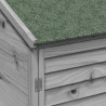 Shed ogrodowy Szary 59 x 56 x 113,5 cm Drewno Świerkowe