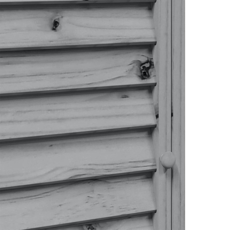 Shed ogrodowy Szary 59 x 56 x 113,5 cm Drewno Świerkowe