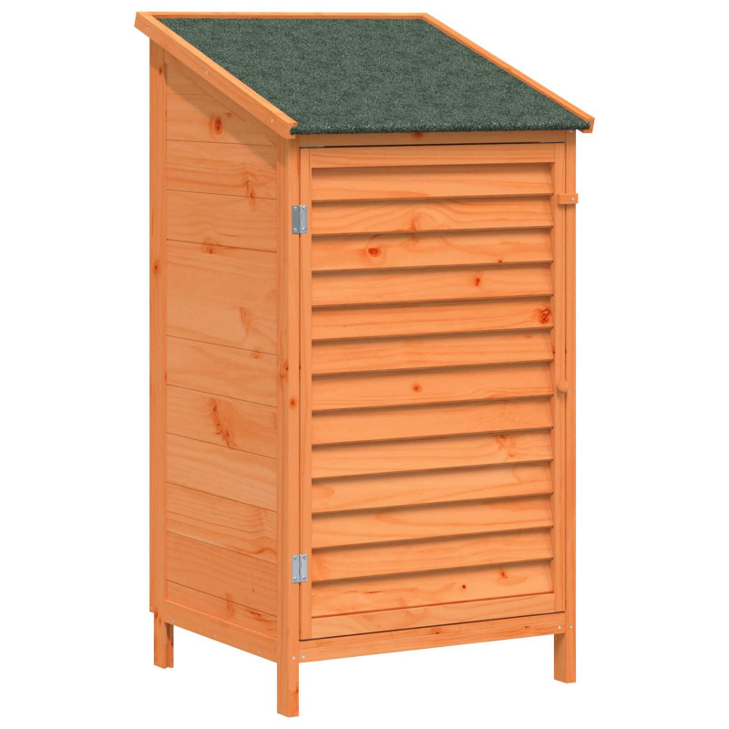 Shed ogrodowy brązowy 59 x 56 x 113,5 cm Drewno Świerkowe
