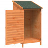Shed ogrodowy brązowy 59 x 56 x 113,5 cm Drewno Świerkowe