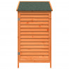 Shed ogrodowy brązowy 59 x 56 x 113,5 cm Drewno Świerkowe