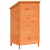 Shed ogrodowy brązowy 59 x 56 x 113,5 cm Drewno Świerkowe
