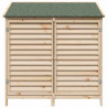 Shed ogrodowy naturalny 106 x 56 x 113,5 cm Drewno Świerkowe