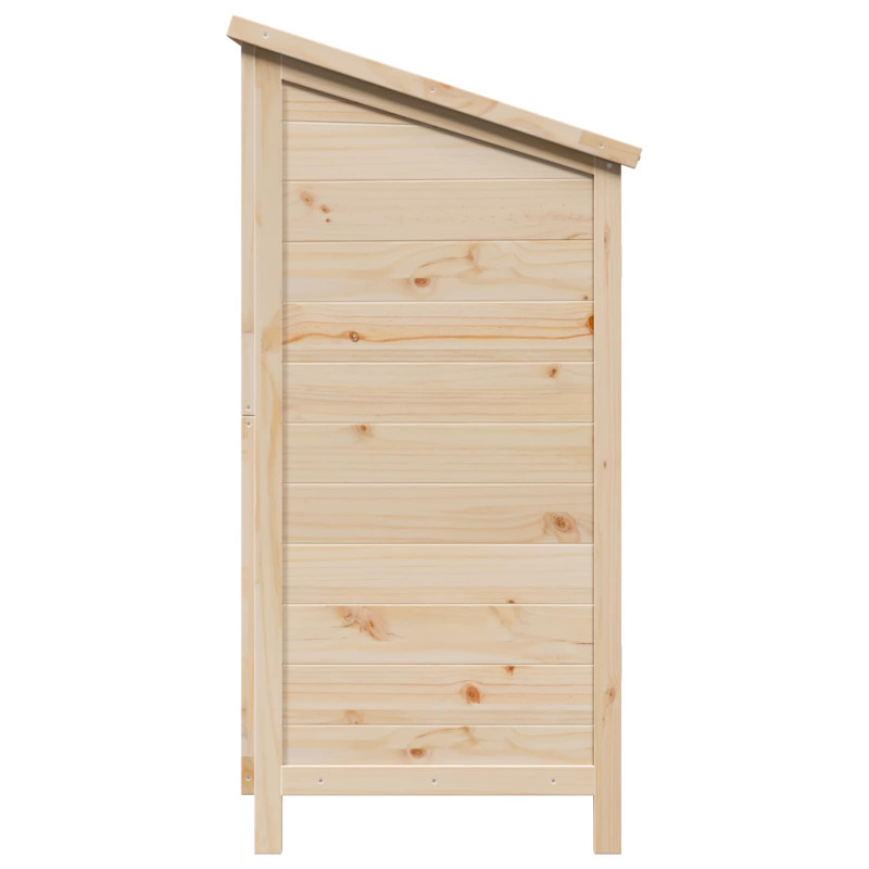 Shed ogrodowy naturalny 106 x 56 x 113,5 cm Drewno Świerkowe