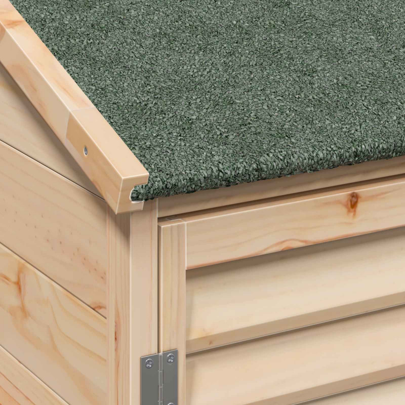 Shed ogrodowy naturalny 106 x 56 x 113,5 cm Drewno Świerkowe