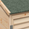 Shed ogrodowy naturalny 106 x 56 x 113,5 cm Drewno Świerkowe