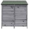 Shed ogrodowy Szary 106 x 56 x 113,5 cm Drewno Świerkowe