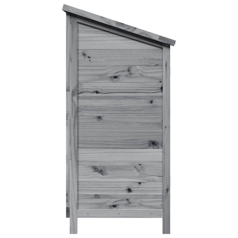 Shed ogrodowy Szary 106 x 56 x 113,5 cm Drewno Świerkowe