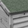 Shed ogrodowy Szary 106 x 56 x 113,5 cm Drewno Świerkowe