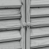 Shed ogrodowy Szary 106 x 56 x 113,5 cm Drewno Świerkowe