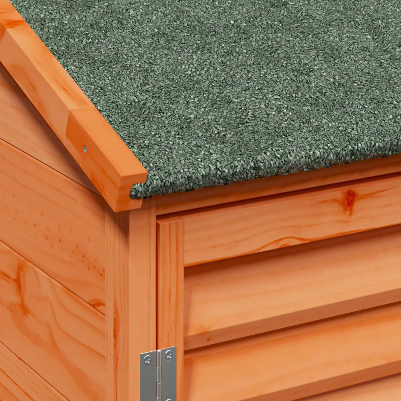 Shed ogrodowy brązowy 106 x 56 x 113,5 cm Drewno Świerkowe