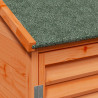 Shed ogrodowy brązowy 106 x 56 x 113,5 cm Drewno Świerkowe