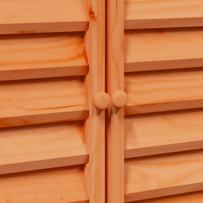 Shed ogrodowy brązowy 106 x 56 x 113,5 cm Drewno Świerkowe