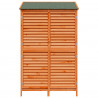 Shed ogrodowy brązowy 106 x 56 x 176,5 cm Drewno Świerkowe