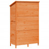 Shed ogrodowy brązowy 106 x 56 x 176,5 cm Drewno Świerkowe