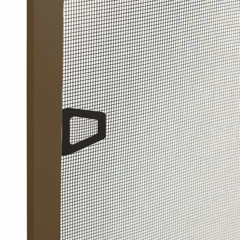 Siatka przeciw insektom do okien brązowy 120 x 140 cm