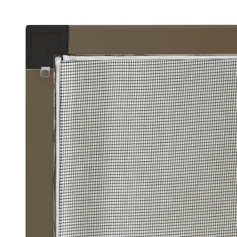 Siatka przeciw insektom do okien brązowy 130 x 150 cm