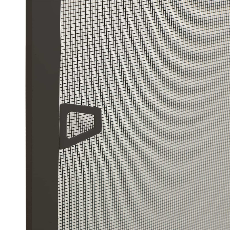 Siatka przeciw insektom do okien Antracyt 120 x 140 cm