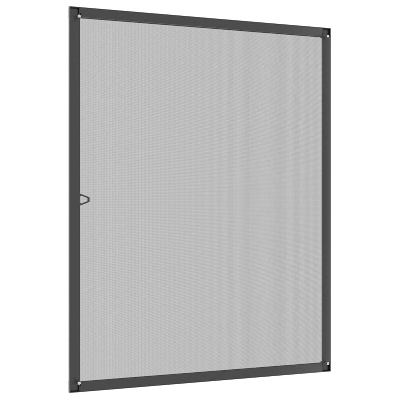 Siatka przeciw insektom do okien Antracyt 130 x 150 cm