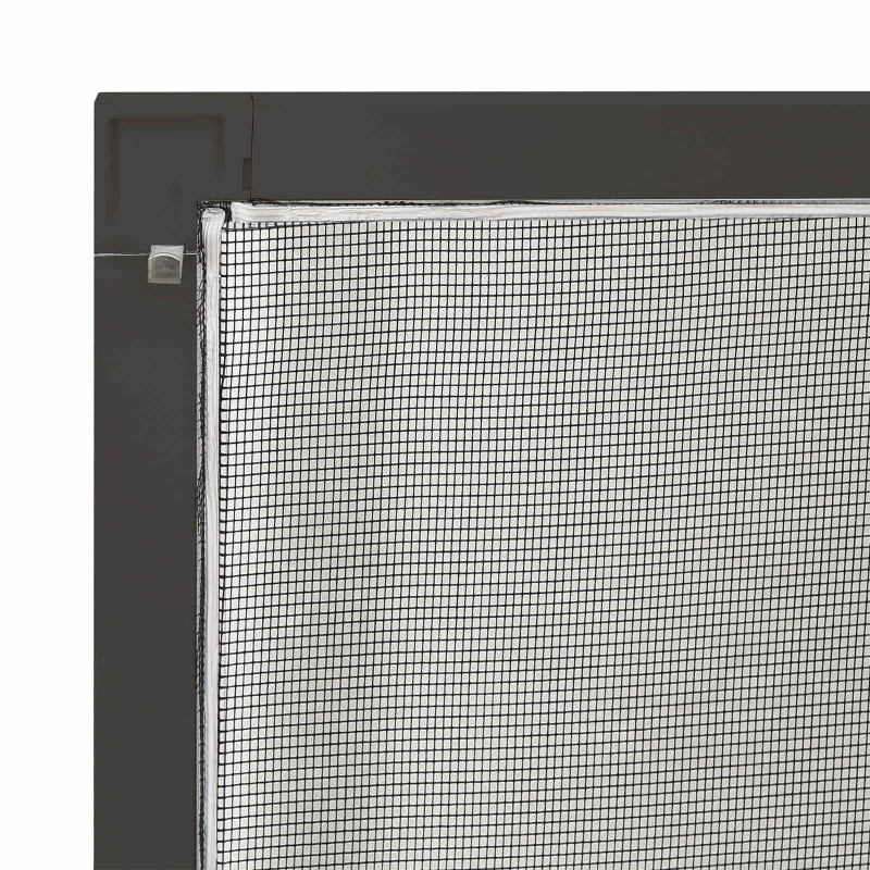Siatka przeciw insektom do okien Antracyt 130 x 150 cm