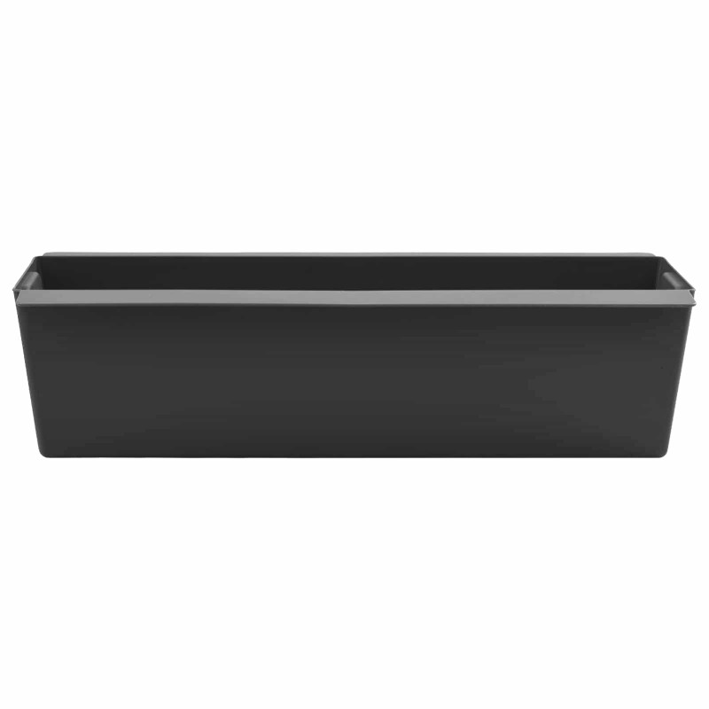 Skrzynki na kwiaty do palet euro 12 pcs Czarny