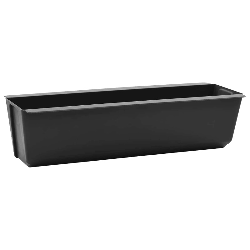 Skrzynki na kwiaty do palet euro 12 pcs Czarny