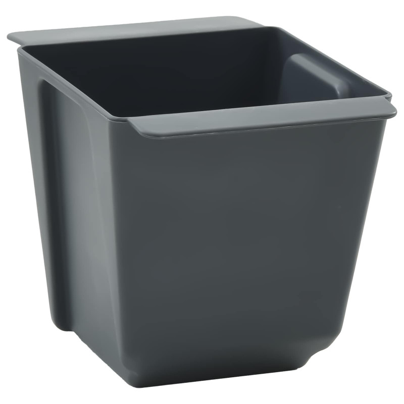 Skrzynki na kwiaty do palet euro 12 pcs Szary 13,5 x 9 x 9,5 cm