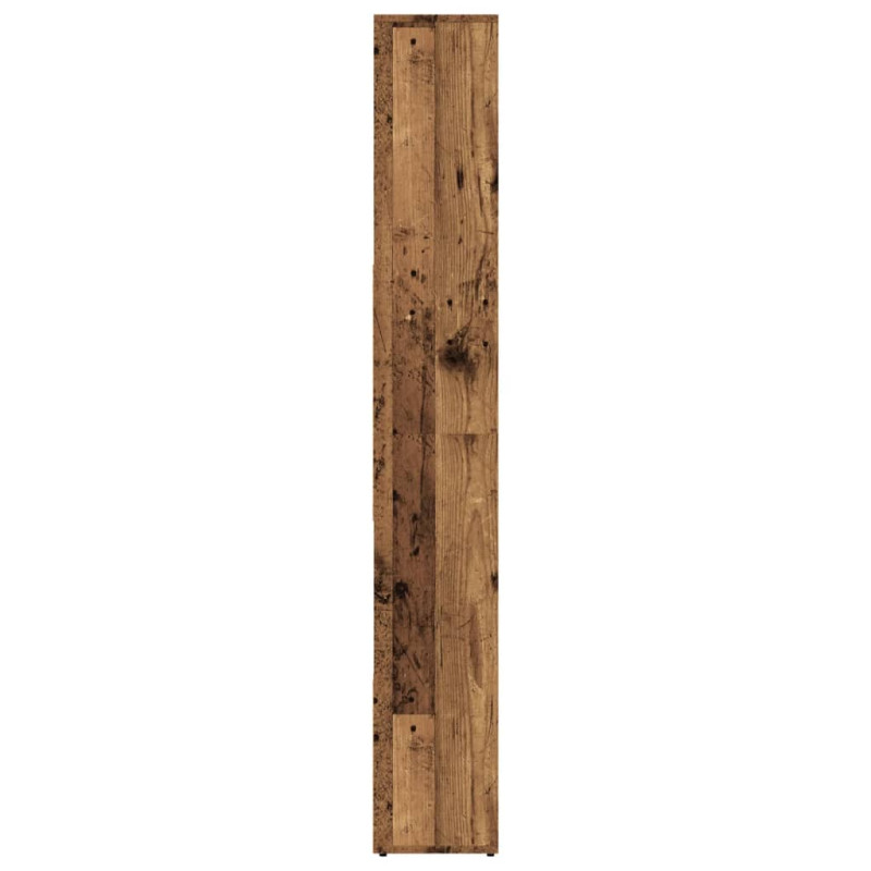 Regał, stare drewno, 67x24x161 cm, materiał drewnopochodny
