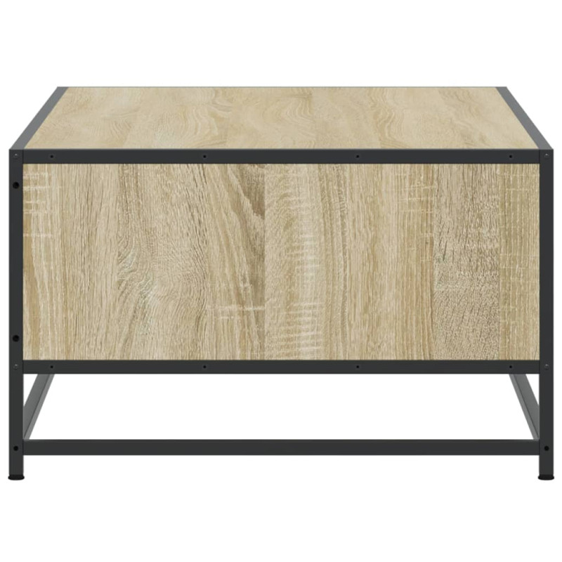 Stolik kawowy, dąb sonoma, 100x57x35cm, materiał drewnopochodny