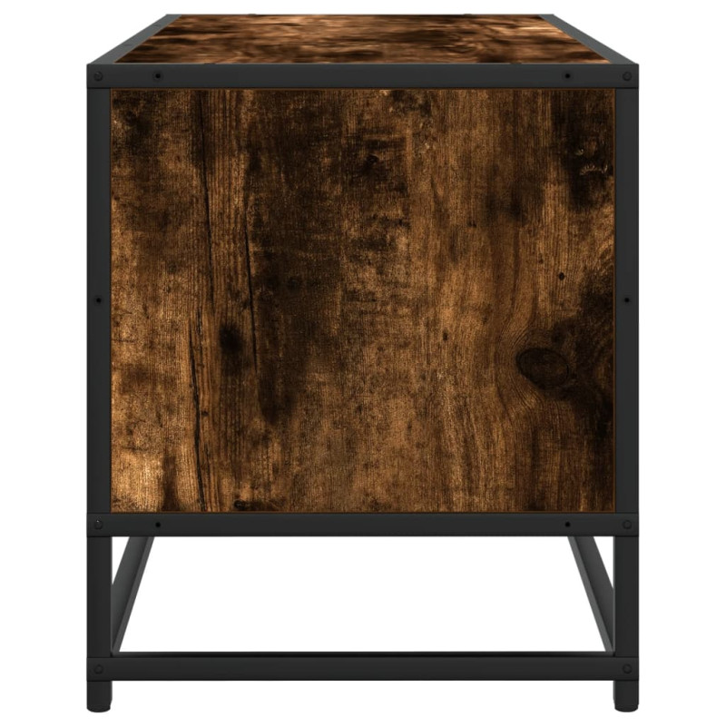 Szafka pod telewizor, przydymiony dąb, 80x34,5x40 cm