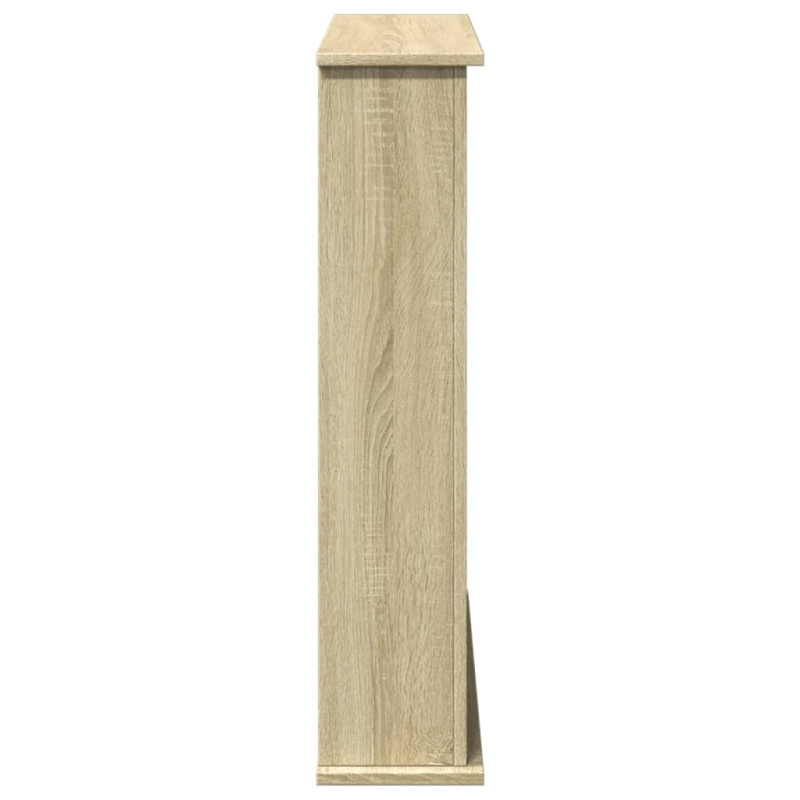 Obudowa kominka, dąb sonoma, 75x20x87,5 cm
