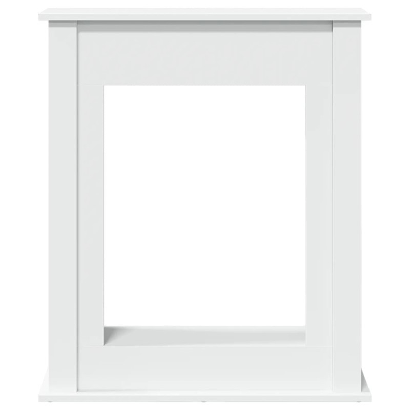 Obudowa kominka, biała, 75x20x87,5 cm, materiał drewnopochodny