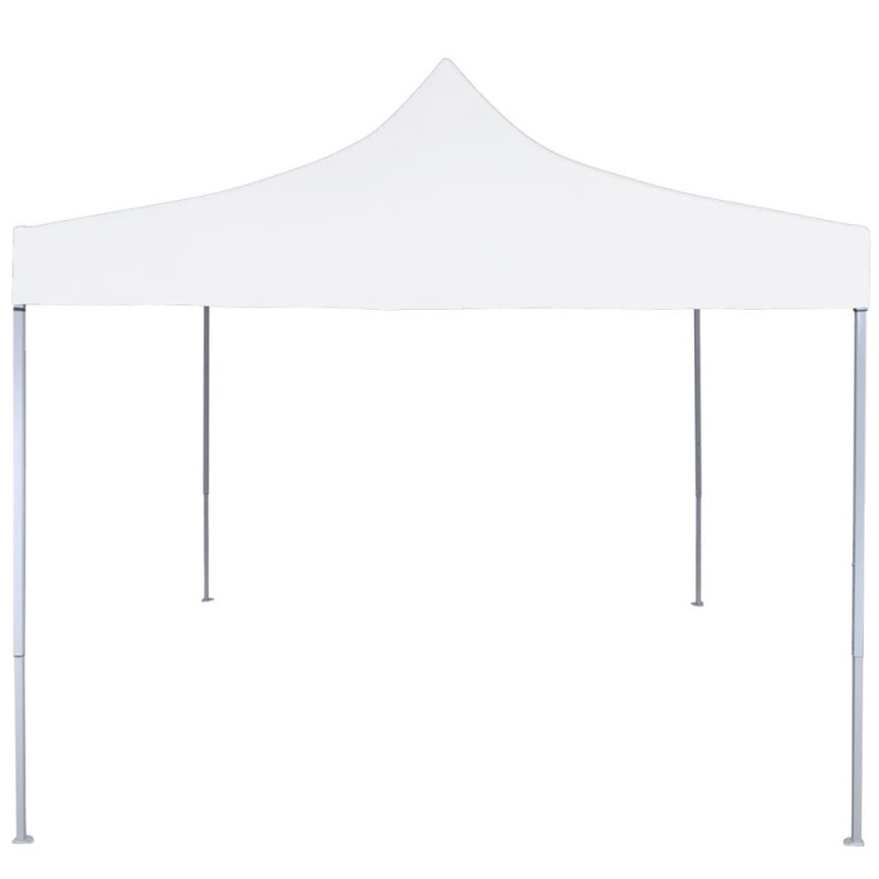 Profesjonalny, składany namiot imprezowy, 2x2 m, stal, biały
